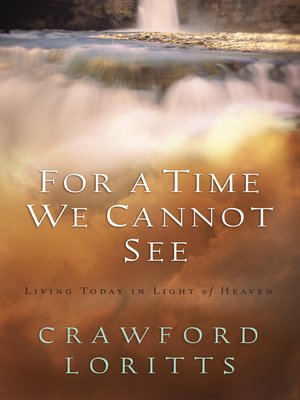 cover image of For a Time We Cannot See